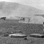 6 agosto 1941. Atterra il 160° Gruppo Foto: Ass. 4° Stormo Gorizia